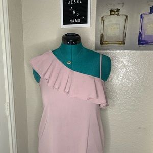 One shoulder fashion top